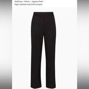 NWT Black Babaton Agency Pant (Aritzia)